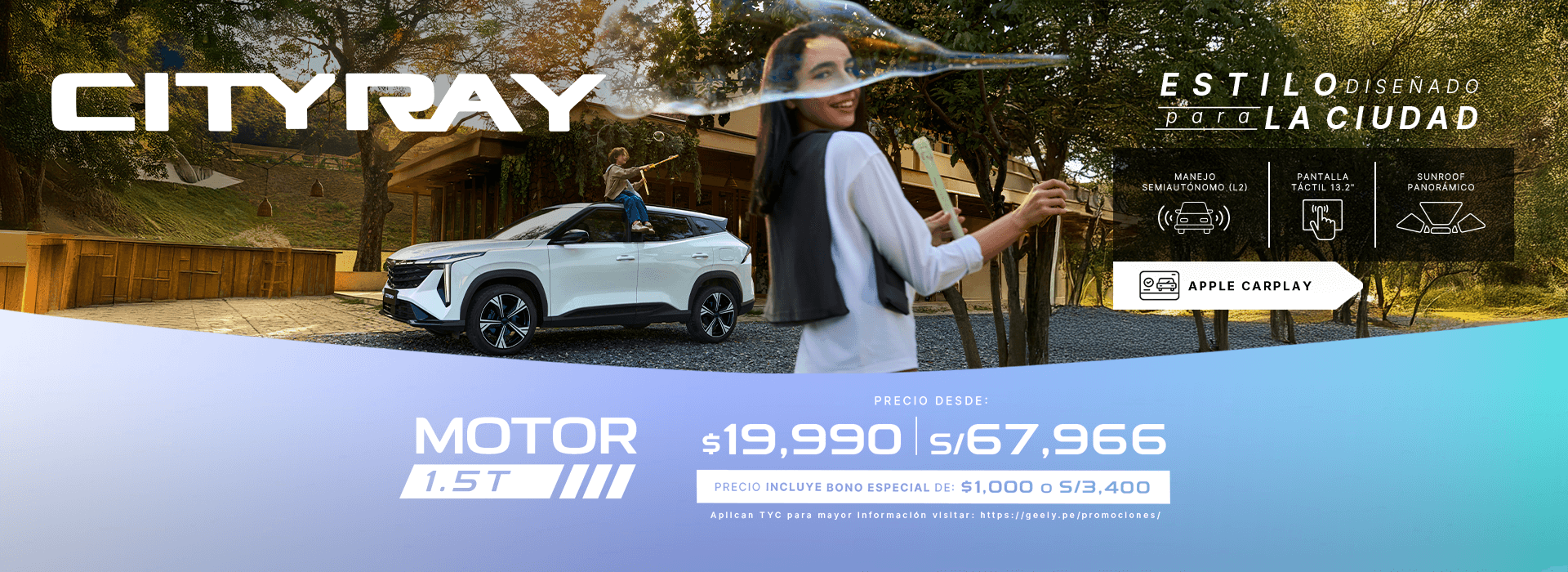 Venta de Camioneta SUV Cityray | Geely Perú