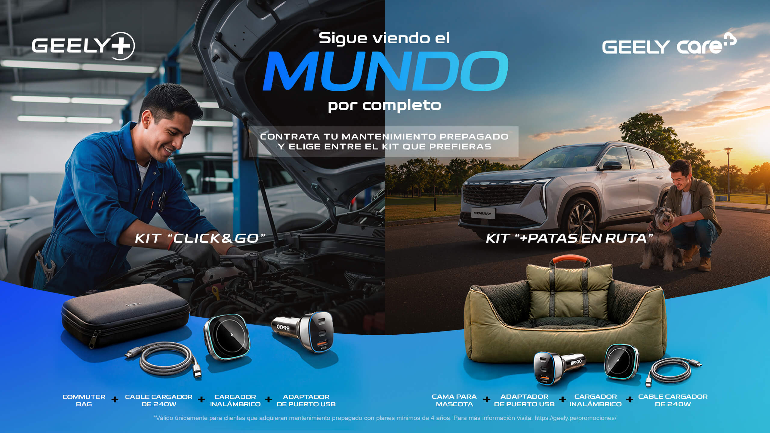 Promoción Kit de bienvenida Geely+