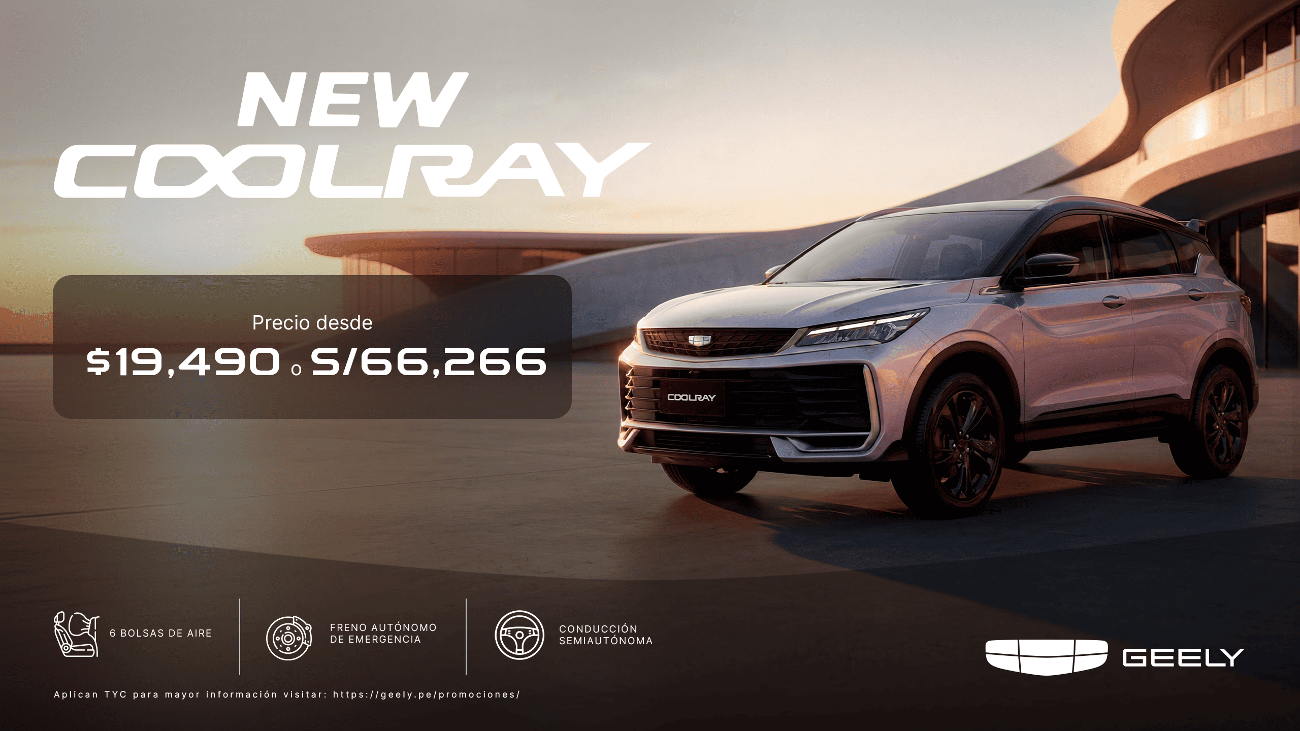 Promoción Geely New Coolray