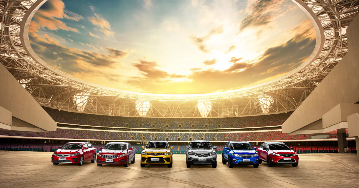 Geely Aumento de ventas