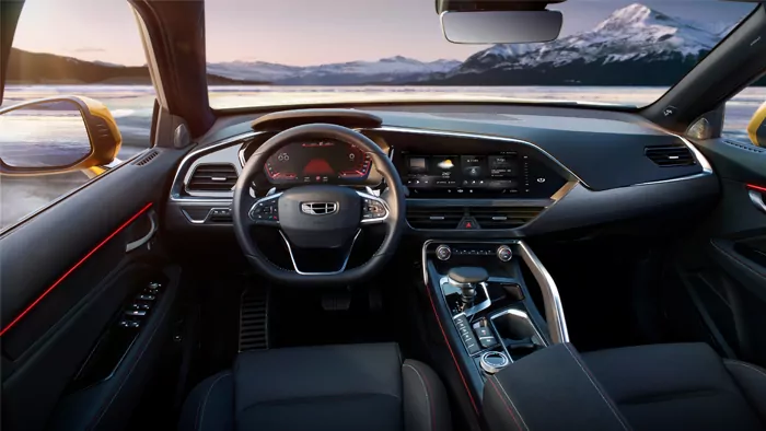 interior de camioneta de lujo interior de camioneta de lujo